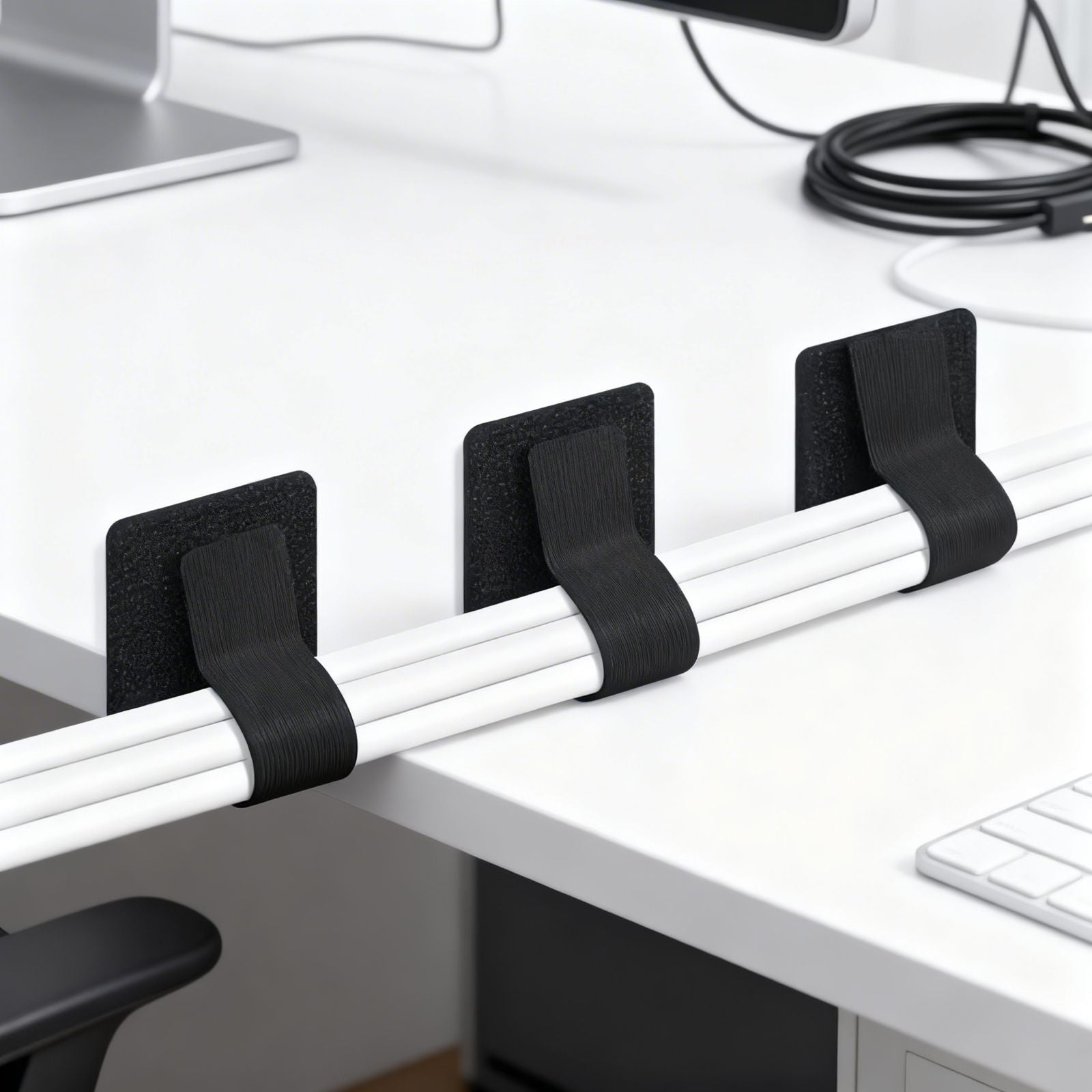 Kabelmanagement Set – Kabelbox, Kabelhalter & Kabelbinder | Deskflow